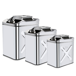 Tanque de gasolina de acero inoxidable 304 grueso cuadrado 60L {tapa de aluminio} - Product Image 1