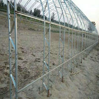 Serre en plastique à arche courbée Zhuotai, serre en plastique arquée