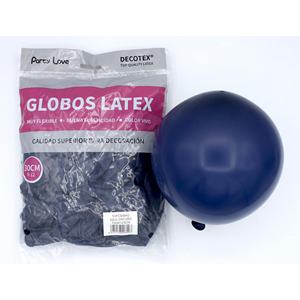 Ballons en latex Party Love 30 cm bleu foncé R12 pour fêtes et décorations d'anniversaire - Product Image 1