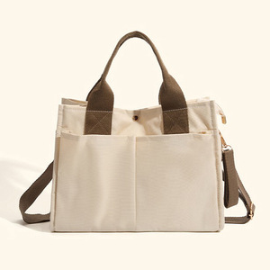 Wholesale Fashion Ladies Handbags Shopping <b>Bags</b> <b>Large</b>-capacity Women's <b>Canvas</b> Tote <b>Bags</b> - Product Image 2