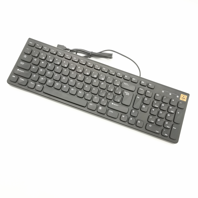 High Quality Anti-Static Black Keyboard Economically Priced for Factory School Office Packaging & Printing