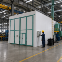 Cabine de peinture industrielle à grande échelle pour usine de fabrication