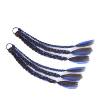 Sweet Cool Perruque Haute Queue de Cheval Twist Tresse Couleur Unie Twist Braid Perruque Accessoire pour Cheveux