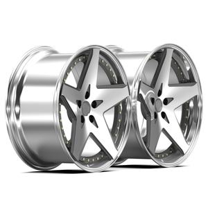 Rines de aleación forjados de dos piezas y cinco radios para autos de pasajeros, 20x10 21x12 PCD 5x114.3, para <span class=keywords><strong>Ferrari</strong></span> <span class=keywords><strong>FF</strong></span> <span class=keywords><strong>V12</strong></span> 2013 - Product Image 1