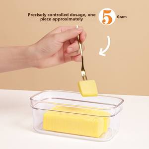 Boîte à <span class=keywords><strong>beurre</strong></span> 280g de qualité alimentaire, pour la conservation du fromage frais, organisateur réfrigéré - Product Image 4