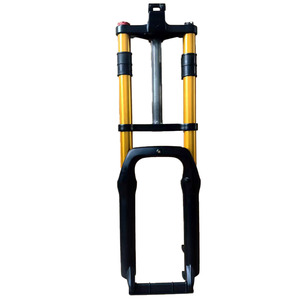 20 24 26 "Phụ tùng xe đạp chất béo xe đạp đôi vương miện xuống dốc hệ thống treo ngược áp suất dầu phía trước ngã ba - Product Image 3