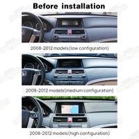 HOLROADX 12.3" Android Auto Car Stereo untuk Honda Accord Gen8 Crosstour Wireless CarPlay GPS Navigasi Layar Sentuh Radio Mobil