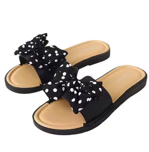 Chaussons pour femmes, sandales d'été, chaussures plates décontractées, nœud papillon, chaussures d'été décontractées pour femmes, tongs plates - Product Image 5