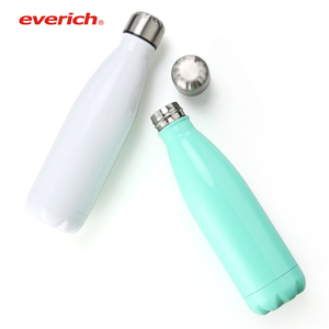 Cola En Forme De Vide Thermique de Revêtement en Poudre sur Mesure Sport Marques De Bouteille D'eau Avec Poignée - Product Image 2