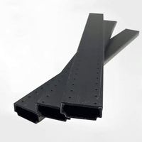 Barre d'espacement IGU 19A en aluminium, barre d'espacement à bord chaud pour fenêtres, portes, verre isolant pour IGU