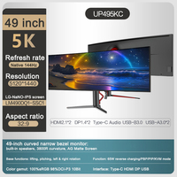 OEM 21:9 Monitor curvo Pantalla IPS 40 pulgadas 5K 5120*2160 75Hz Monitor de oficina Monitor de PC para juegos Curvo