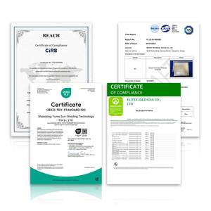 Nóng bán điện lăn Shades phong cách Pháp trang trí nội thất phòng khách Polyester ánh sáng Lọc cửa sổ Shading-Nhà sản xuất - Product Image 5