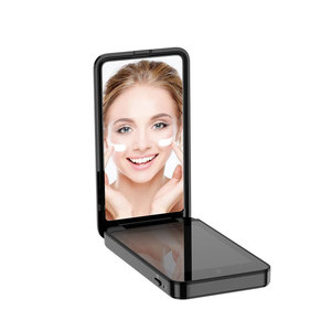 Miroir de maquillage intelligent rectangulaire portable avec caméra UV pour tester la protection solaire du visage, avec batterie de grande capacité de 2500 mAh - Product Image 2