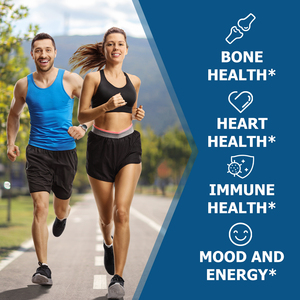 Cápsulas Blandas de Vitamina D3 5000 K de Alta Calidad con Menaquinona 7 y Vitamina D para la Salud Ósea y Cardíaca - Product Image 3