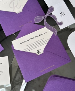 Enveloppes et cartes personnalisées haut de gamme avec estampage à chaud et gaufrage dorés - Product Image 6
