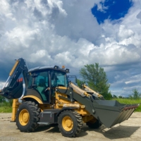 Livraison Gratuite Nouvelle Mini-Rétrocaveuse Chargeuse-Excavatrice Tracteur 4x4 JCB