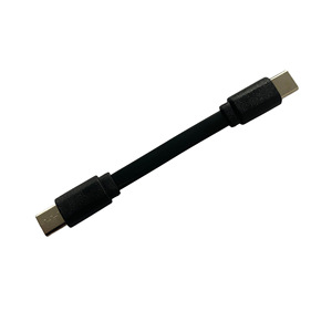 10cm 2A phẳng Mì Loại nhanh USB-C sạc cáp 10cm ngắn ngân hàng điện dây tương thích với tất cả các thương hiệu, trắng/đen - Product Image 4