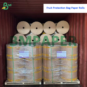 56gsm <strong>Red</strong> <strong>Paper</strong> Rolls 34gsm Black <strong>Paper</strong> Rolls for Fruit Protection Bags 200mm - 400mm - Product Image 1