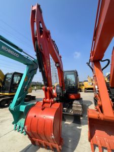 Miniexcavadora KUBOTA KX165-5 Usada, Fabricada en Japón, Excavadora de Orugas de 2 Toneladas con Componentes de Caja de Cambios, Rodamientos KX161 KX163 - Product Image 4