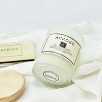 Boîte-cadeau de bougie en cire d'abeille de luxe sur mesure en gros, Noël Diwali, logo de luxe intégré, imprimé, pot en verre fait à la main, longue durée