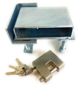 Cajas de bloqueo para puertas de contenedores Candado rectangular de acero fundido con superficie galvanizada Marca <span class=keywords><strong>ESEN</strong></span> Certificado ISO Hecho en China - Product Image 4
