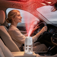 Humidificateur d'air ultrasonique mini en gros pour usine, projection ciel étoilé, brume fraîche, veilleuse, logo personnalisé pour voiture, maison, hôtel