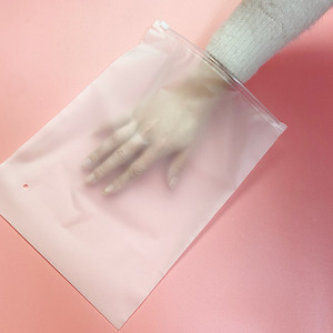 Custom Matte/Frosted Plastic Packaging Zipper Bags, T Shirt Swimwear Zip Lock Clothing Bags With Logo