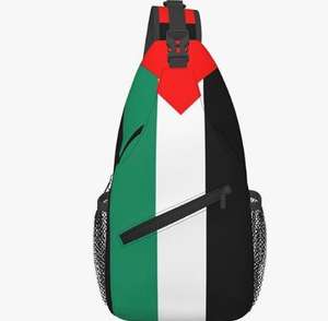 Drapeau de la Palestine sac à bandoulière personnalisé de haute qualité sacs à dos à bandoulière - Product Image 1