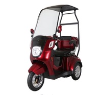 500W électrique tricycle à 3 roues cyclomoteur avec toit ouvert 60V scooter de mobilité toit ouvert 60V tricycles