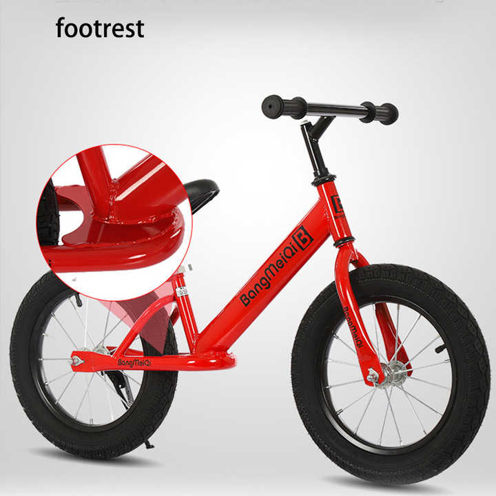Vélo Enfant 14 Pouces Avec Roues Stabilisatrices - à Partir De 3 Ans, Freins Avant/arrière, Panier