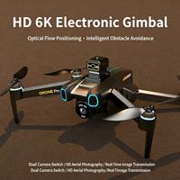 Nouveau Drone de Photographie Aérienne Transfrontalier à Double Caméra, Détection d'Obstacles par Flux Optique, Télécommande 6 Canaux, WiFi 5G, en Plastique
