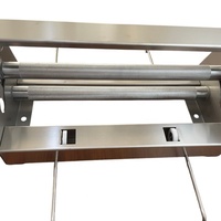 Machine à modeler l'argile manuelle, rouleau à plaques avec épaisseur de pressage réglable pour argile, robuste et portable, pour table.