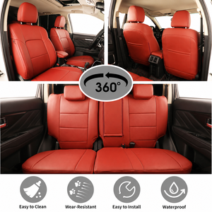 EKR Factory vend en gros des housses de siège auto en cuir personnalisées et confortables, housses de siège auto complètes pour Mitsubishi <span class=keywords><strong>Outlander</strong></span> - Product Image 2