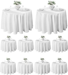 <span class=keywords><strong>Mantel</strong></span> de Poliéster Anti-Manchas y Anti-Arrugas, Diseño Redondo y Rectangular para Decoración de Mesa de Cocina, Cenas, Bodas - Product Image 1