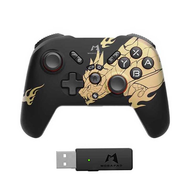 MOBAPAD Pro Controller Monster Hunter Rise Gamepad Wireless BT Controller Joystick for Nintendo Switch PC Android IOS PS4 PS3