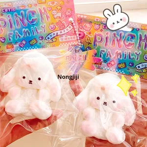 Siêu mềm Silicone mềm tai mềm thỏ giáo dục pinchable bóng cảm giác <span class=keywords><strong>Fidget</strong></span> tiện ích cho giảm căng thẳng - Product Image 2