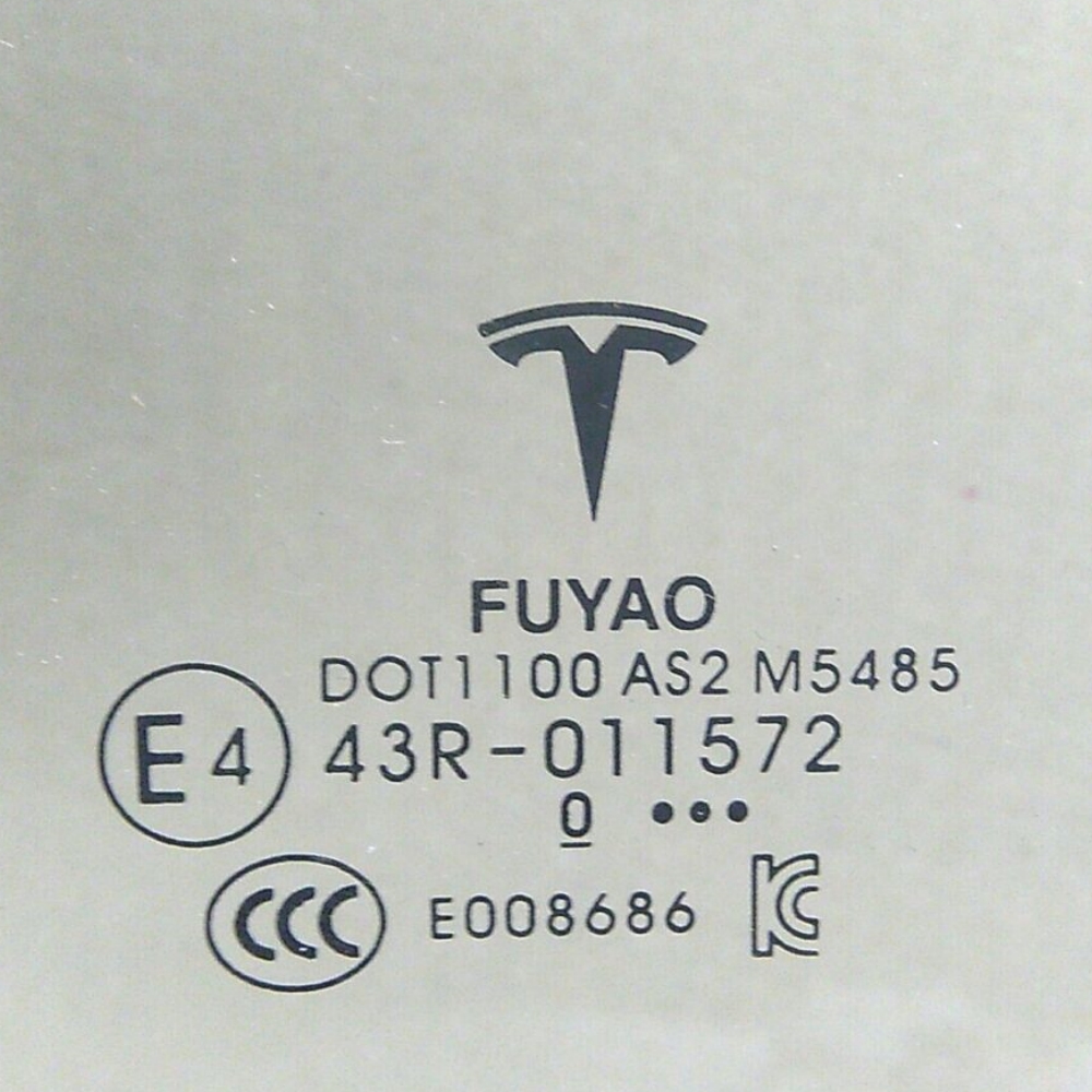 BAINEL ด้านหน้าซ้ายประตูกระจกหน้าต่าง(คู่) สําหรับ TESLA รุ่น 3 2021-2024 OE 1513802-00-A 1872443-00-B เดิม