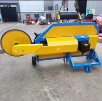 Tondeuse agricole pour vergers, attelée au tracteur, pour arbres fruitiers (pommiers, poiriers), débroussailleuse à tambour montée sur tracteur