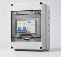 Boîtier de distribution électrique DR en acier IP55 avec panneau de commande de disjoncteur et verrouillage intelligent 63A 100A AC 400V