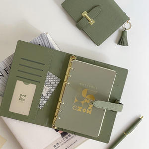 Alta Qualidade <span class=keywords><strong>A6</strong></span> PU Couro Anel Binder <span class=keywords><strong>Notebook</strong></span> LOGOTIPO Personalizado Negócios Hardcover Office Organizer para Mulheres Meninas Planejador Diário - Product Image 6