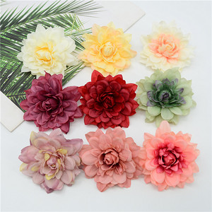 ดอกดาเลียประดิษฐ์จาก Dongchen Arts Crafts สำหรับตกแต่งงานแต่งงาน ตกแต่งบ้าน สีสันฤดูใบไม้ร่วง ผลิตตามสั่ง - Product Image 1