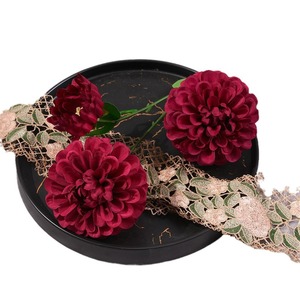Flor Artificial de Seda de Color Mixto, 3 Cabezas, Realista, Decoración para Bodas, Adorno para Sala de Estar - Product Image 5