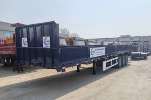 Remorque de cargaison à 3 axes de prix de gros d'usine, semi-remorque de barrière de bétail à vendre - Product Image 2