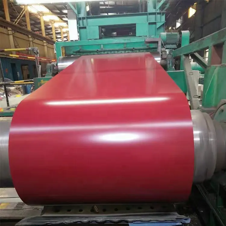 ppgi white color code 9016 prepainted galvanized steel coil 0.4mm ppgl in steel coils color coated steel PPGI