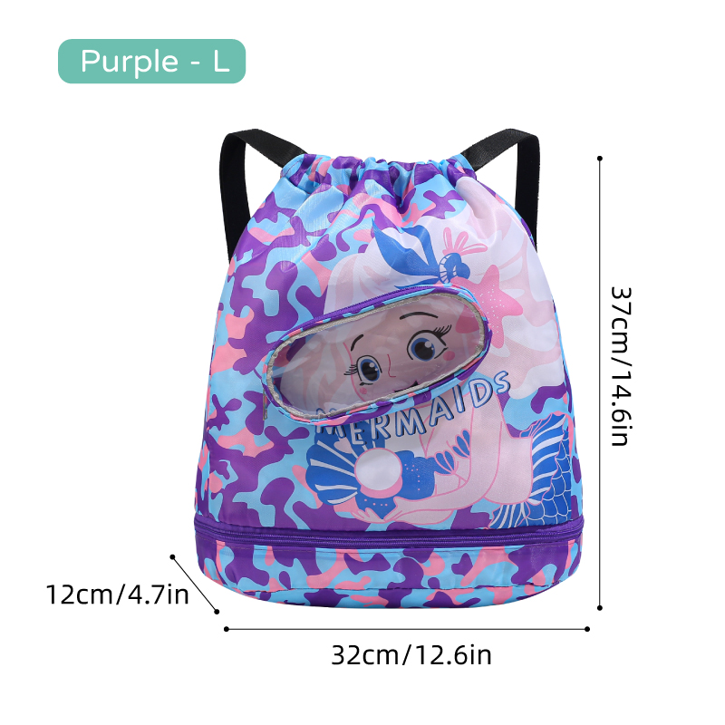 Cartoon Purple L