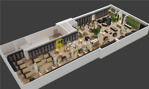 Arredamento Interno per Biblioteca, Scaffale in <span class=keywords><strong>Metallo</strong></span> e Acciaio, Tavolo, Mobili in Legno per Biblioteca, Design Personalizzato - Product Image 6