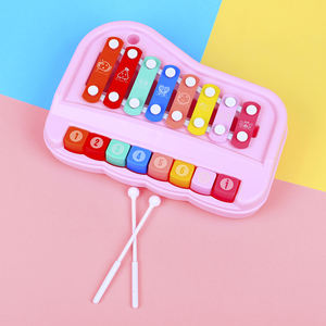 Xilófono de Aluminio de 8 Tonos, Instrumento Musical Educativo para Niños, Glockenspiel, Campanas, Lira - Product Image 2