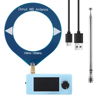 PAREK Si4732 Radio Saku Mini Portabel 0.5-108 Mhz USB AM FM LSB Pemisah & Konverter Video Plastik