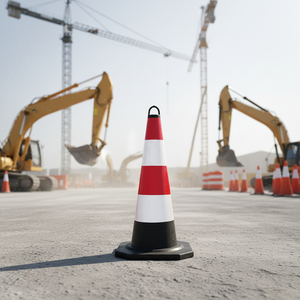 Cono Stradale Riflettente Prismatico ad Alta Intensità in PVC - Product Image 4