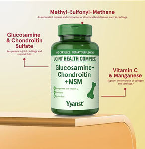 แคปซูลกลูโคซามีน กรดไฮยาลูโรนิก และกรดไฮดรอกซีอะบีอิติก คุณภาพสูง สำหรับสุขภาพกระดูกและข้อ - Product Image 2